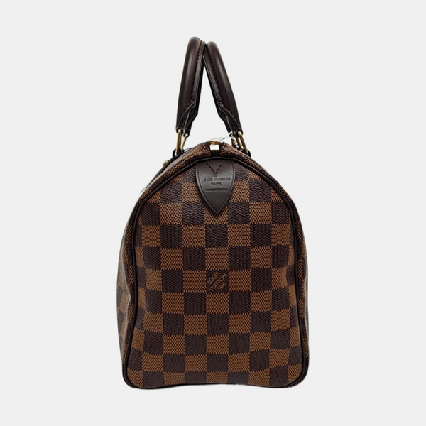Speedy 25 Lona Damier Ebene Marrón