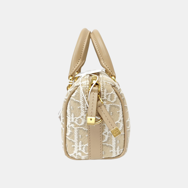 Boston Oblique Canvas Beige