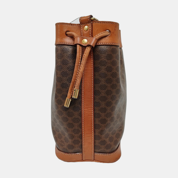 MACADAM BUCKET Coated Canvas Brown