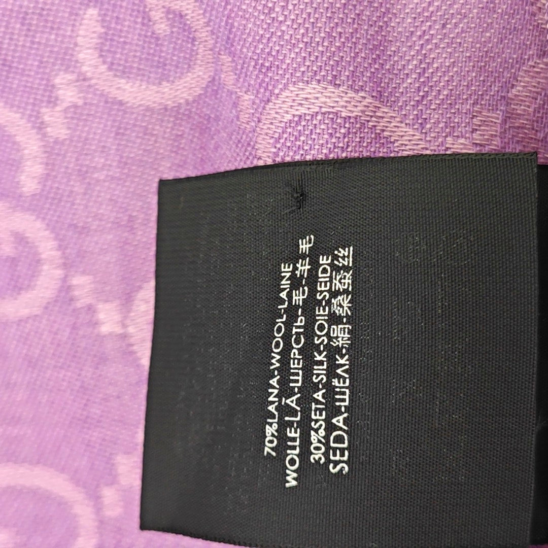 Wool Scarf Purple
