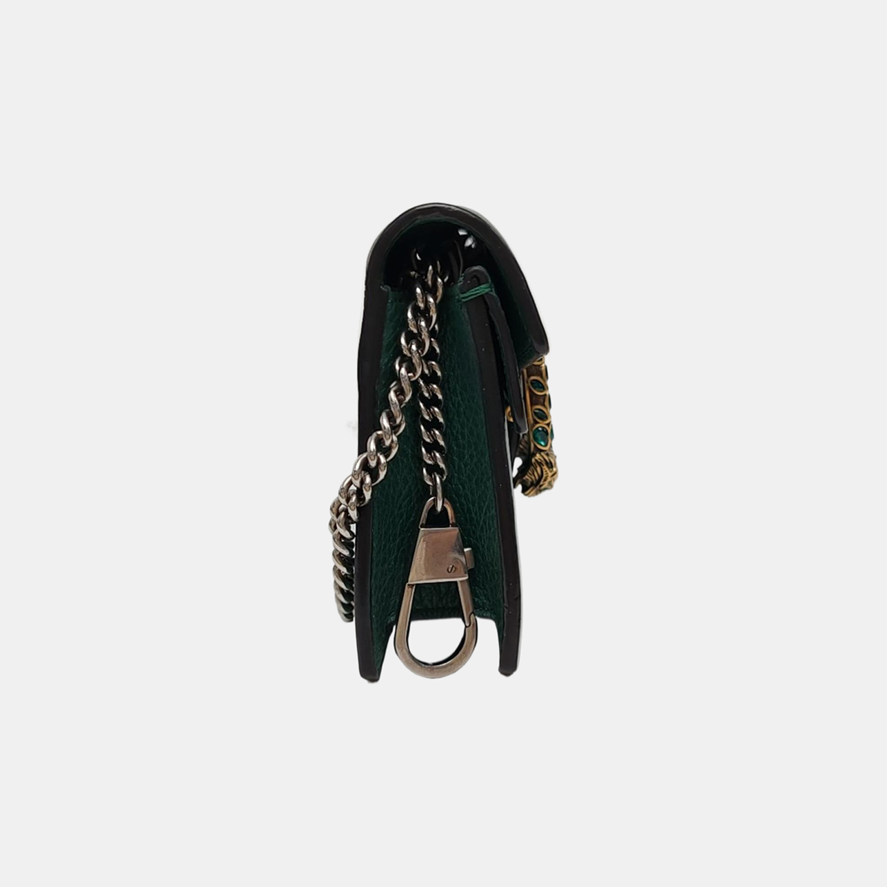 Authenticated pre-owned  Dionysus Super Mini Calfskin Green - Shoulder Bag at Looply