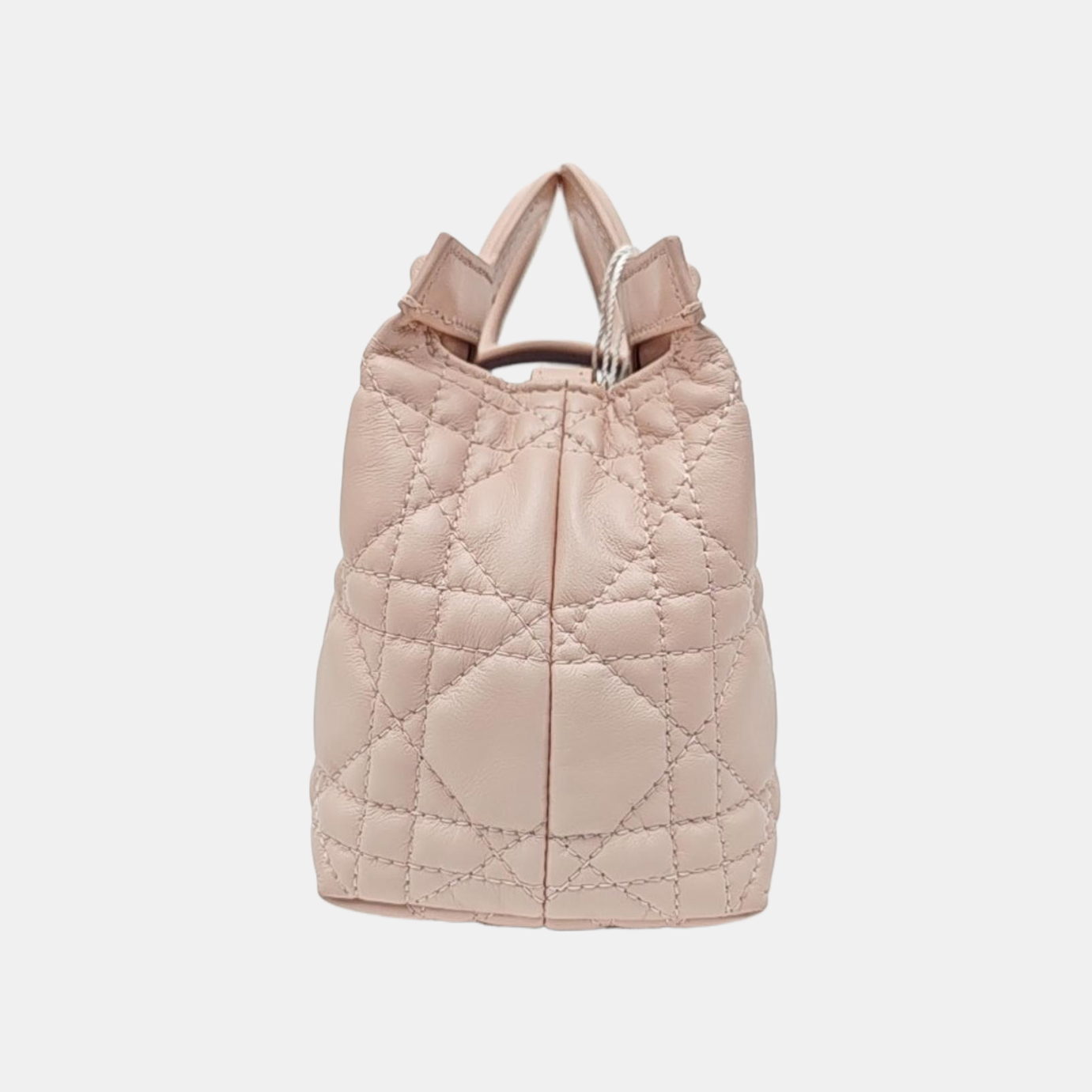 Jolie Top Handle Mini Cannage Lambskin Pink