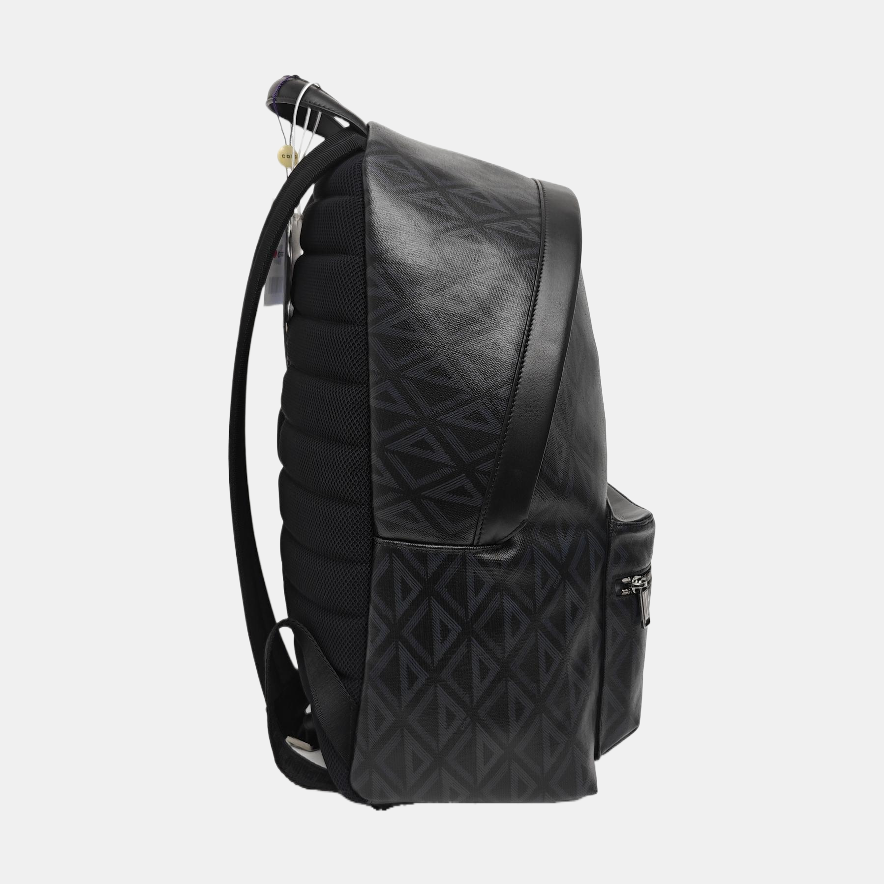 Rider Oblique Coated Canvas Black