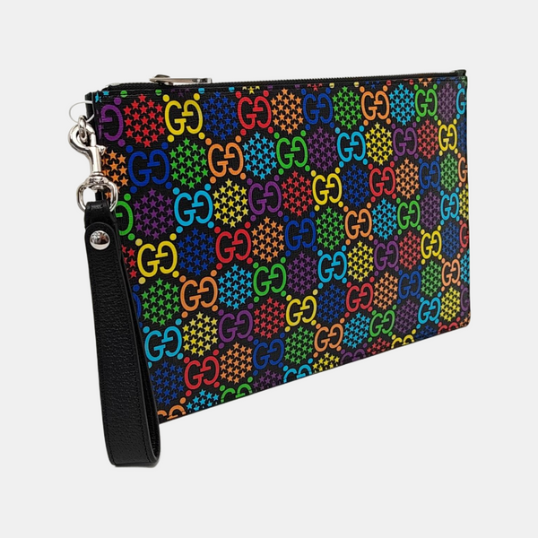 GG Supreme Monogram Coated Canvas Black
