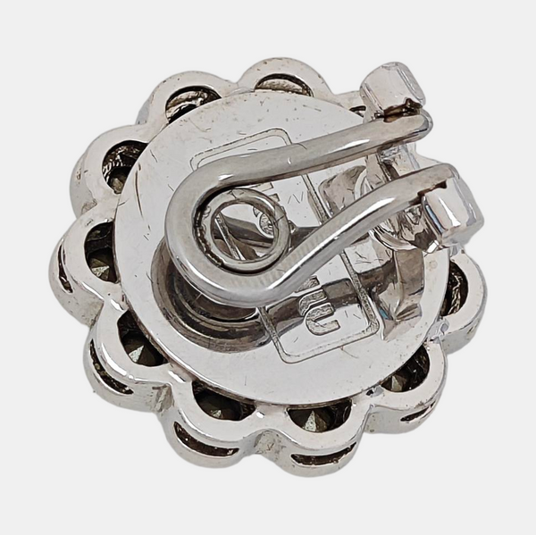 Metal Silver Clip On Earrings