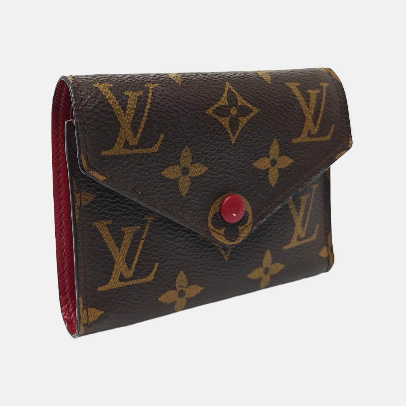 VICTORINE Monogram Coated Canvas Brown Card Holder