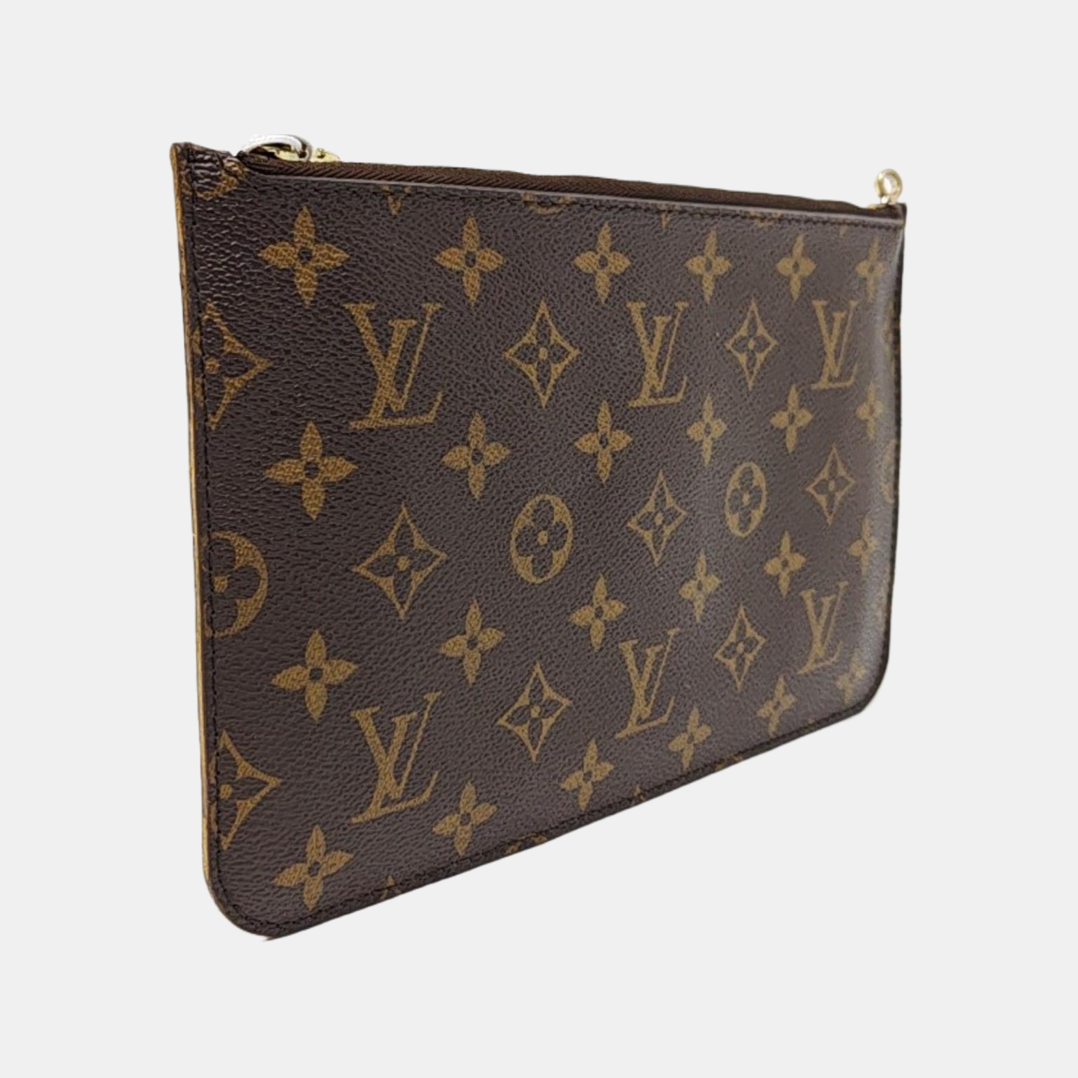 NEVERFULL PM Monogram Coated Canvas Brown