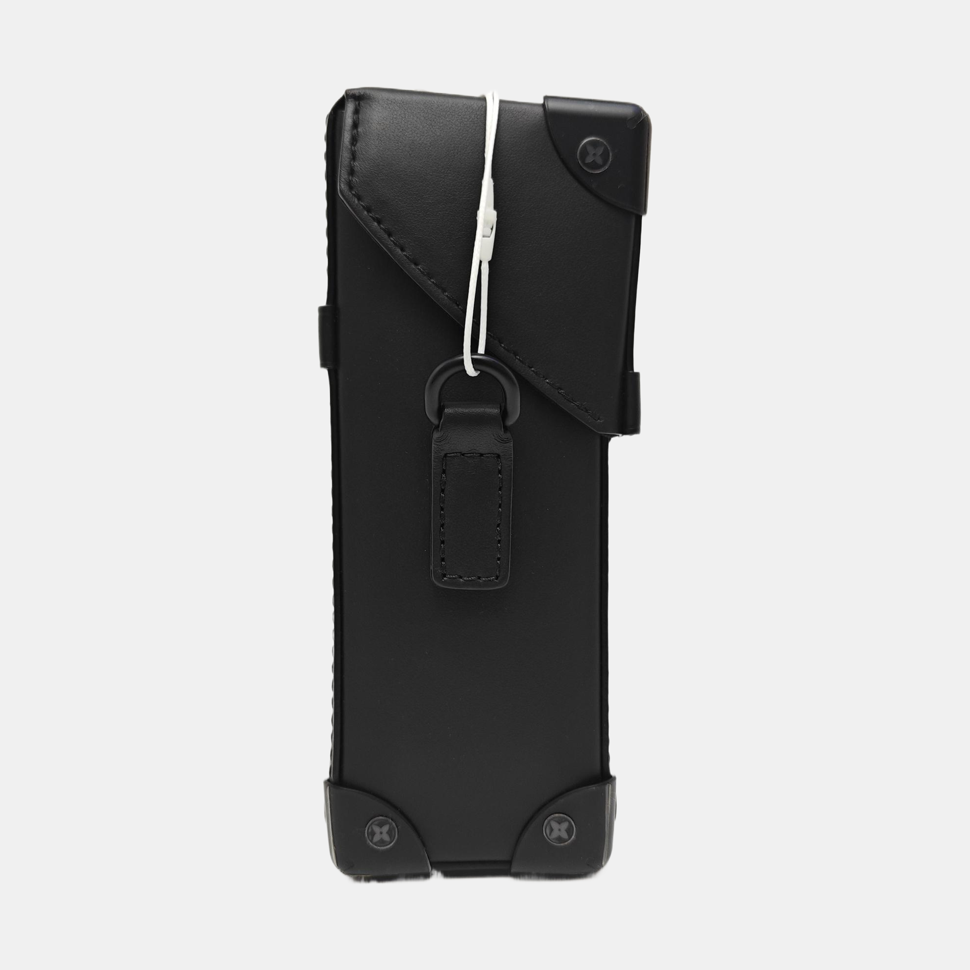 TRUNK VERTICALE Monogram Calfskin Black