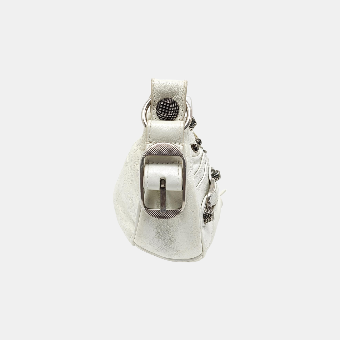 Le Cagole Small Lambskin White
