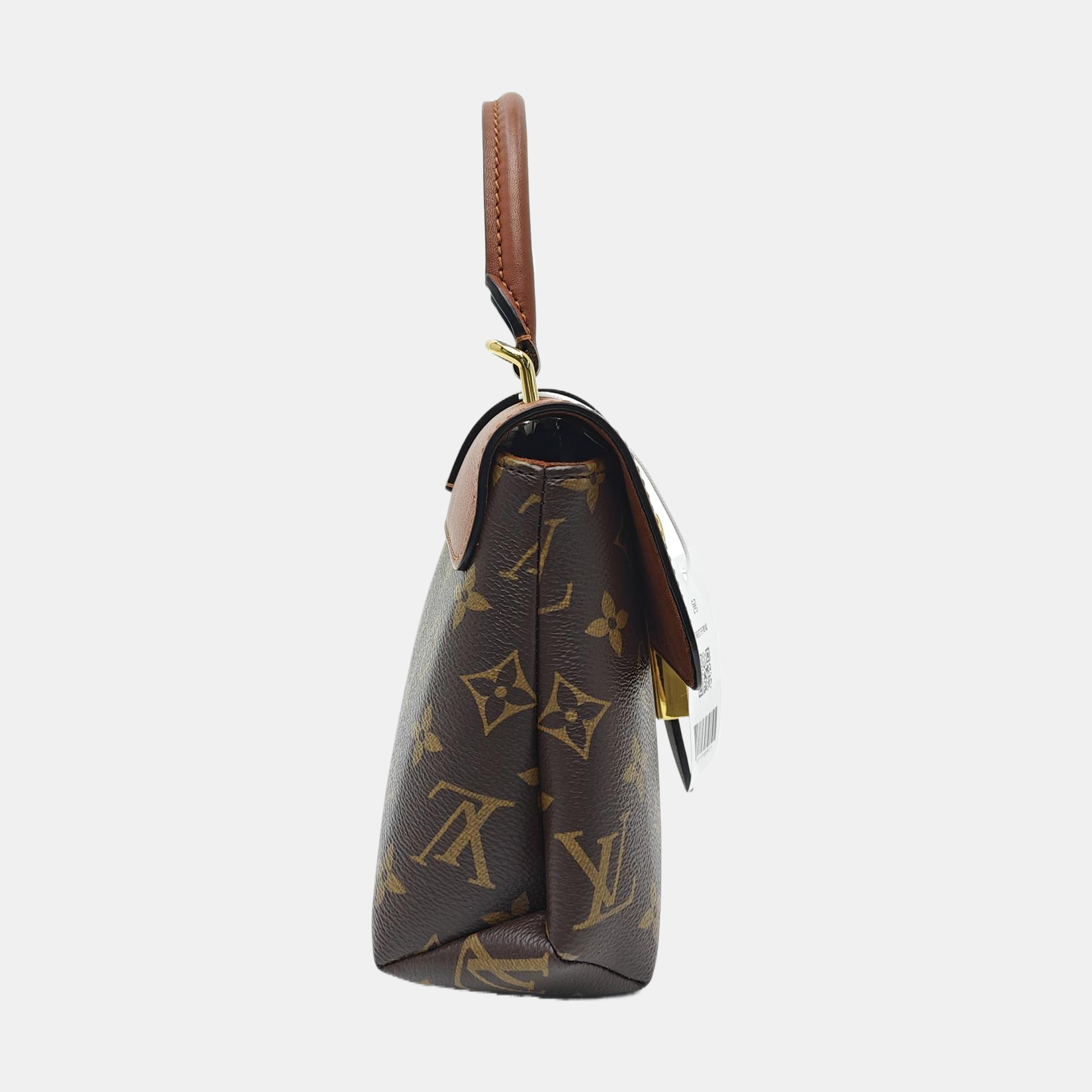 LOCKY BB Monogram Coated Canvas Brown