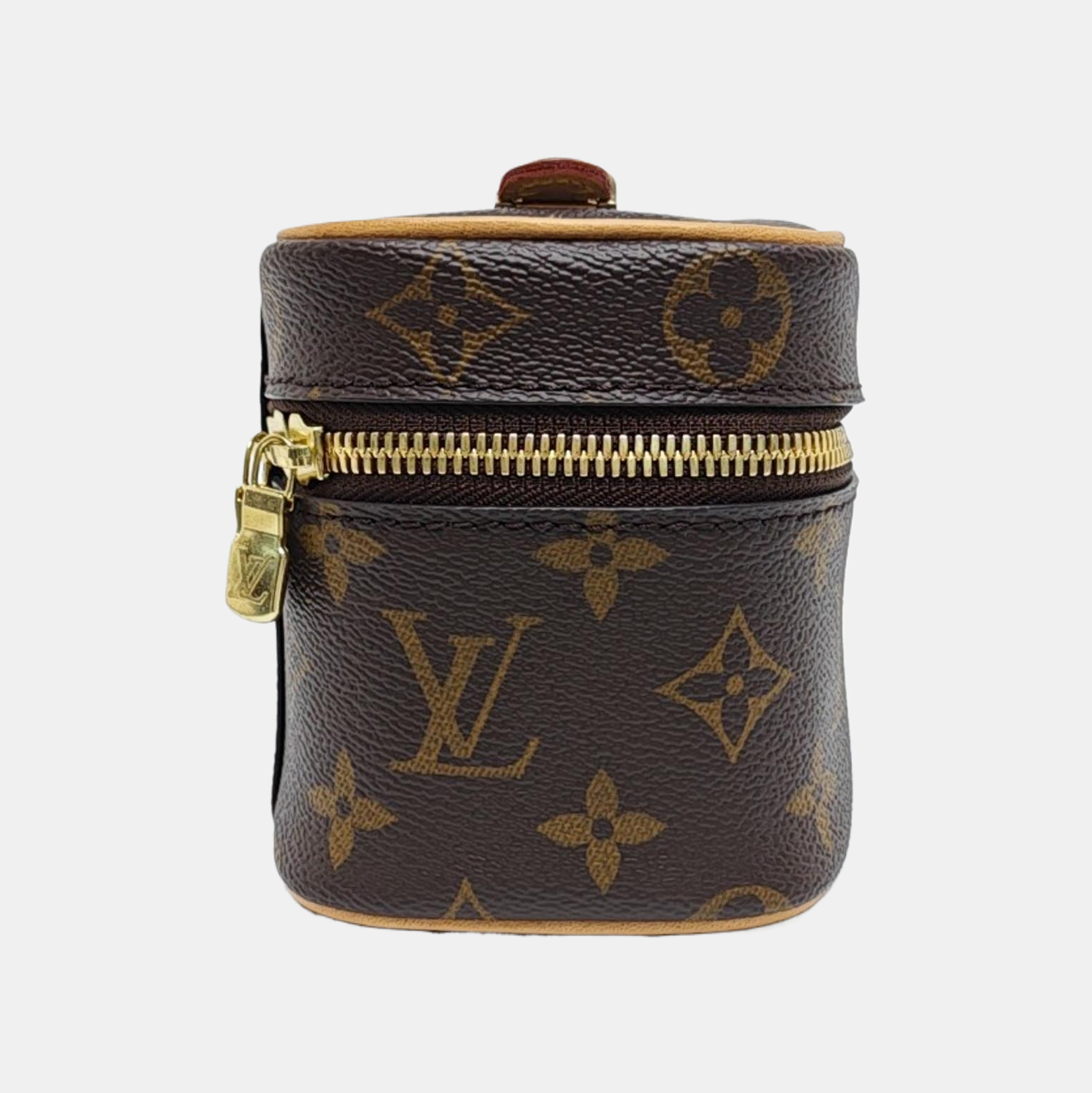 NICE Super Mini Monogram Coated Canvas Brown