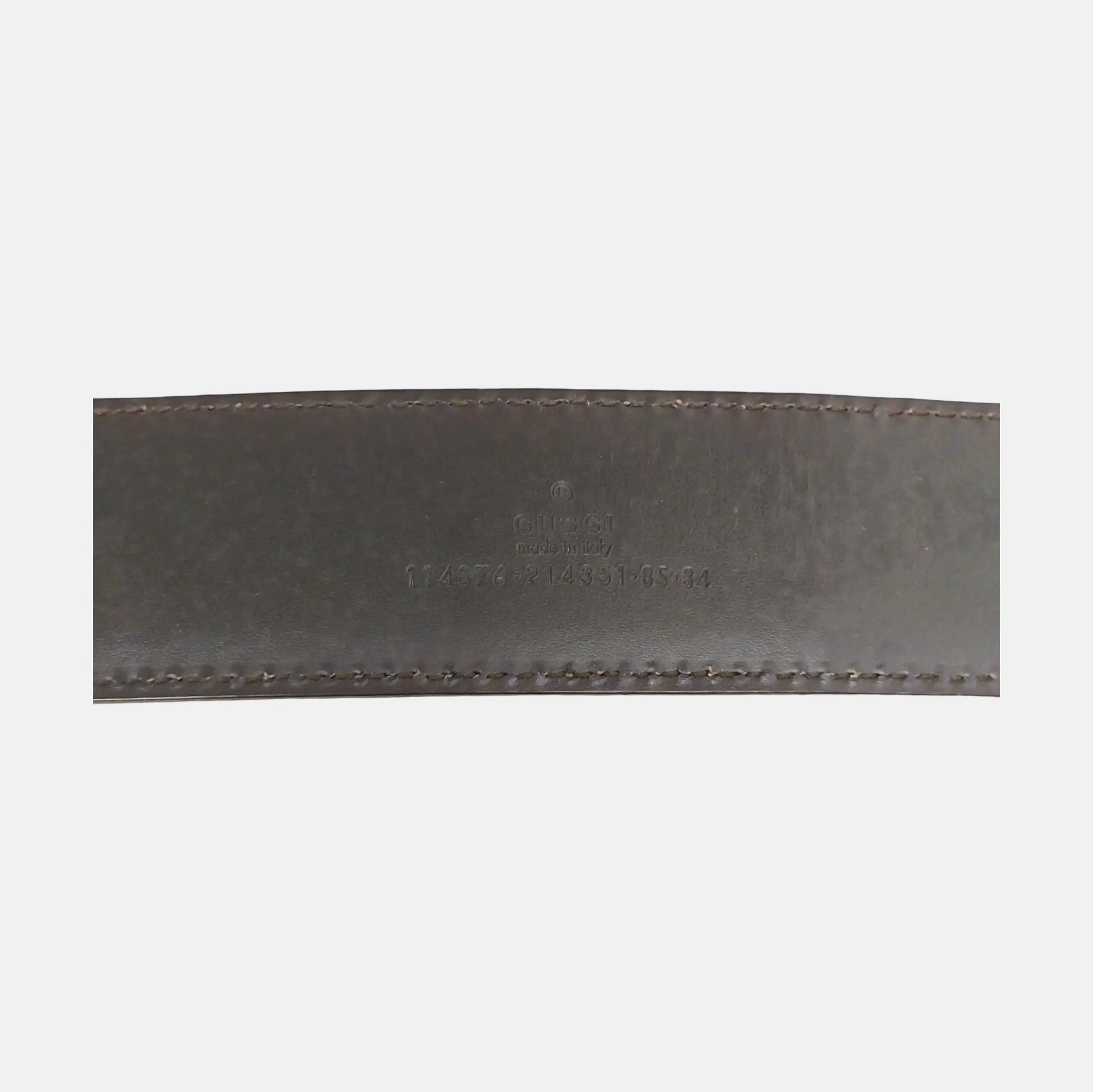 Leather Belt White