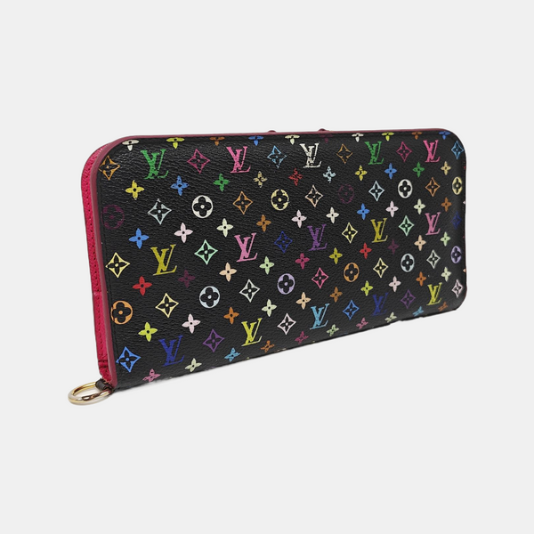 LV × TM INSOLITE Monogram Coated Canvas Black Wallet