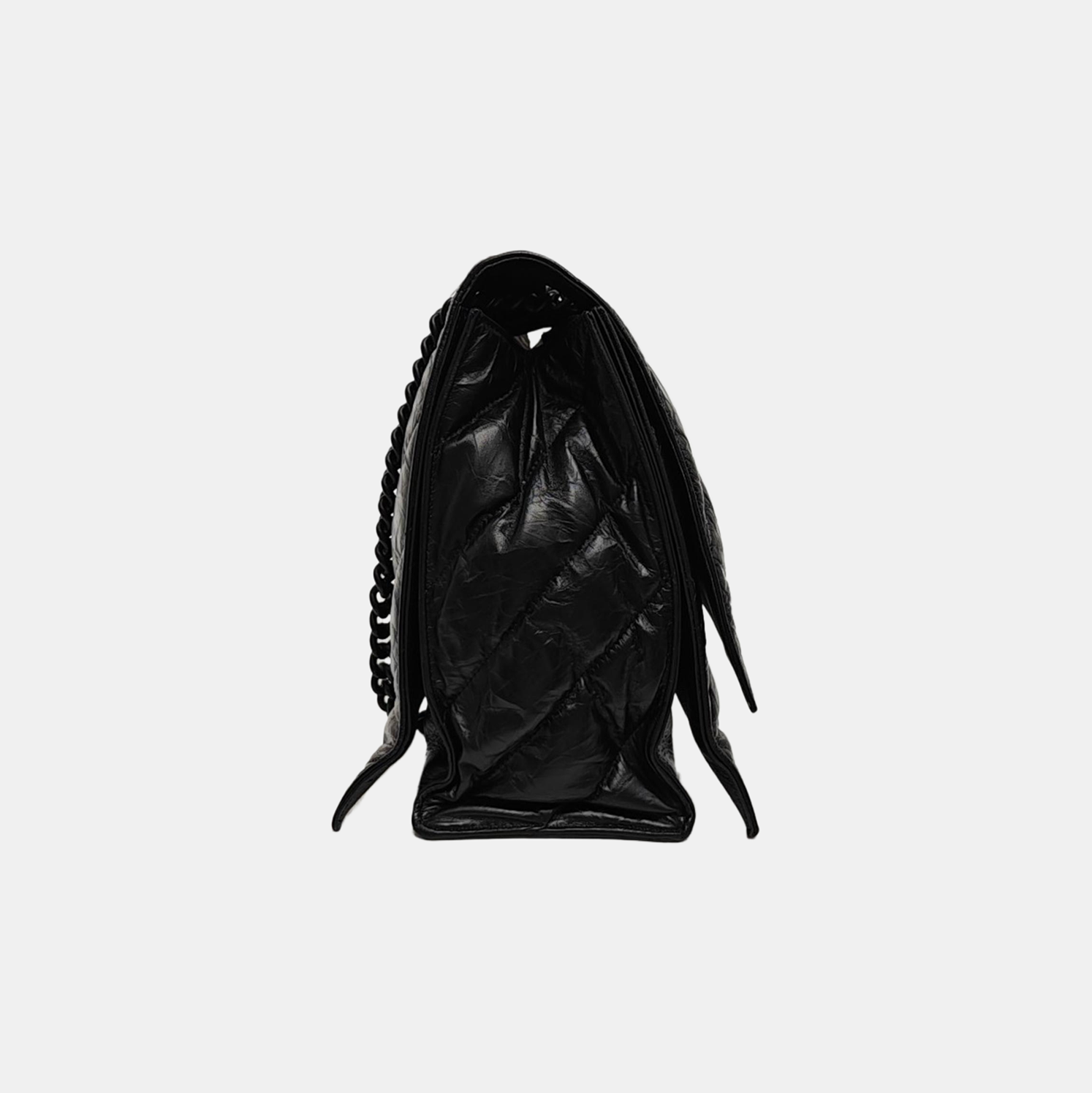Crush Quilted Calfskin Black