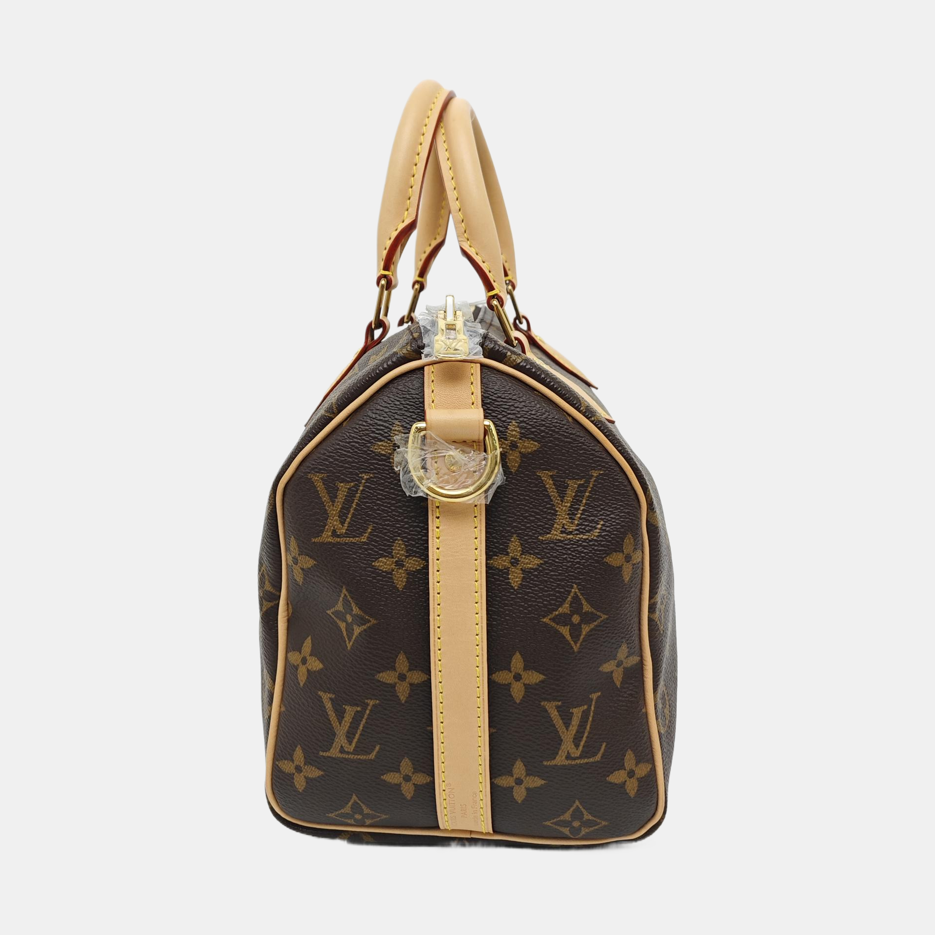 SPEEDY 25 Monogram Coated Canvas Brown