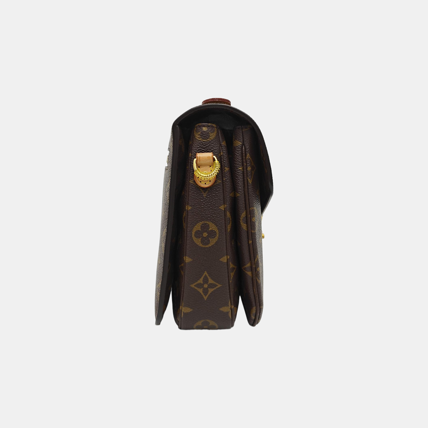 MÉTIS MM Monogram Coated Canvas Brown