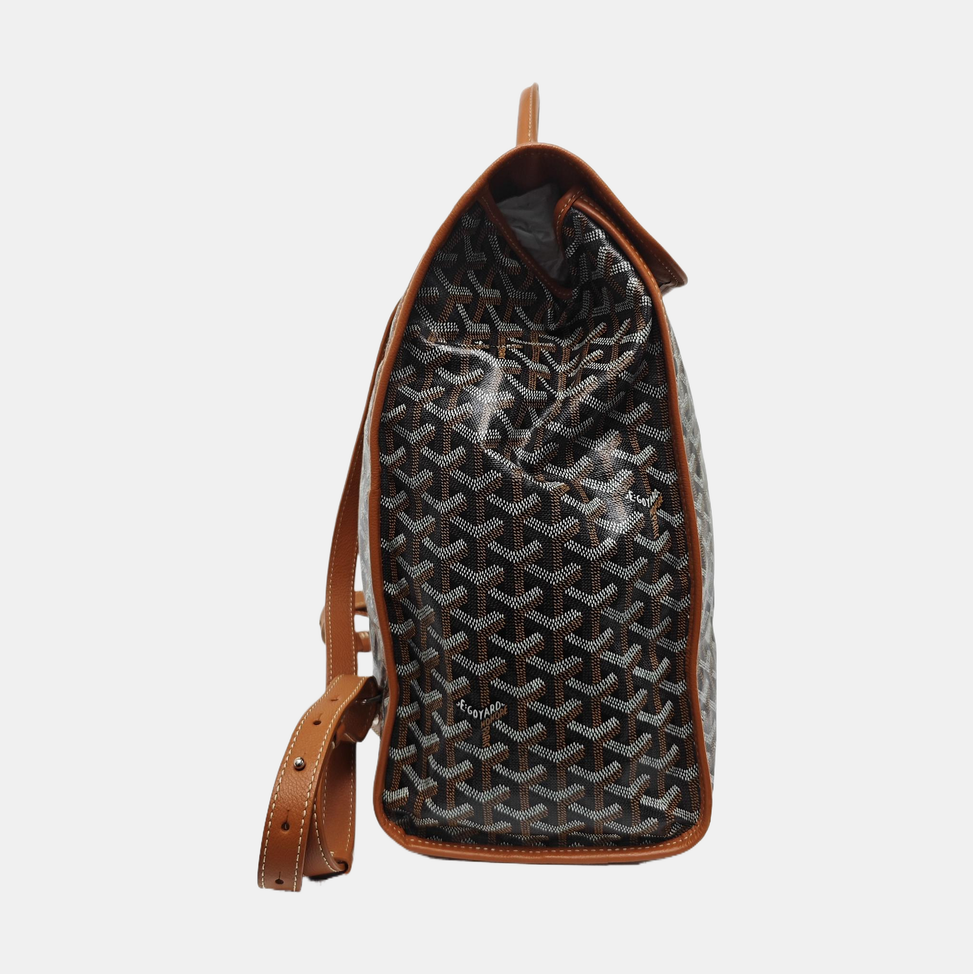 Saint Léger Coated Canvas Brown