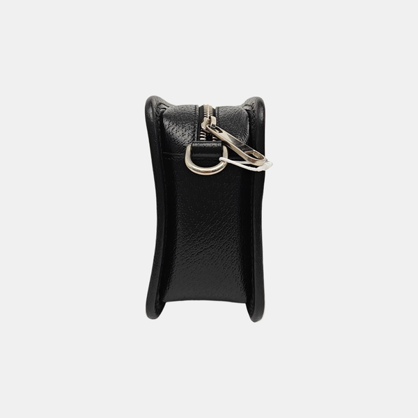 Monogram Canvas Shoulder Bag Black