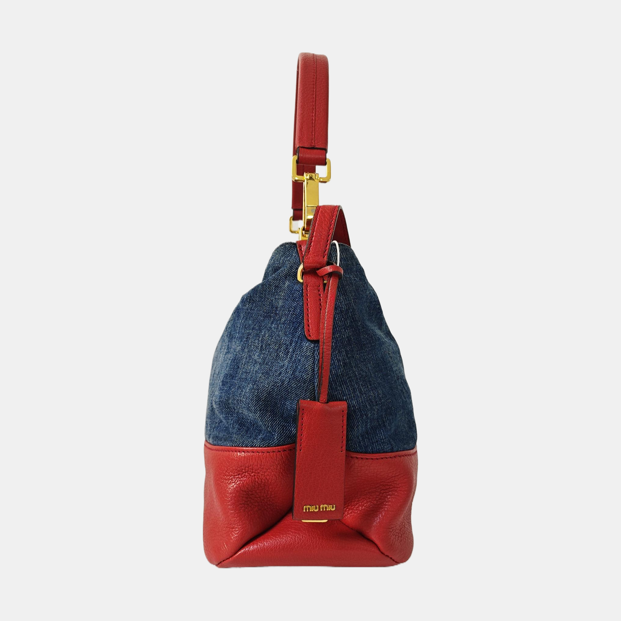 Denim Shoulder Bag Blue