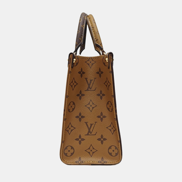 ONTHEGO PM Monogram Coated Canvas Brown