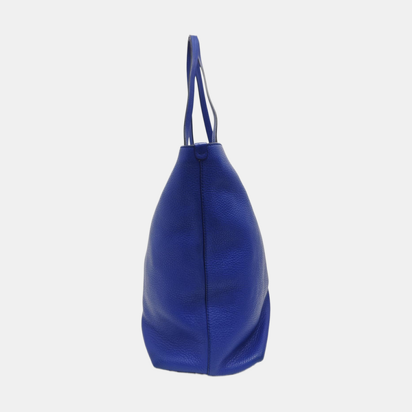 Calfskin Tote Bag Blue
