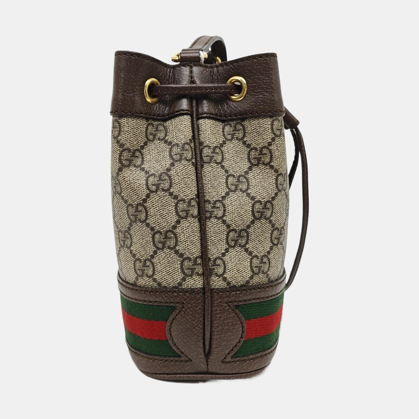 Ophidia Mini Monogram Coated Canvas Beige