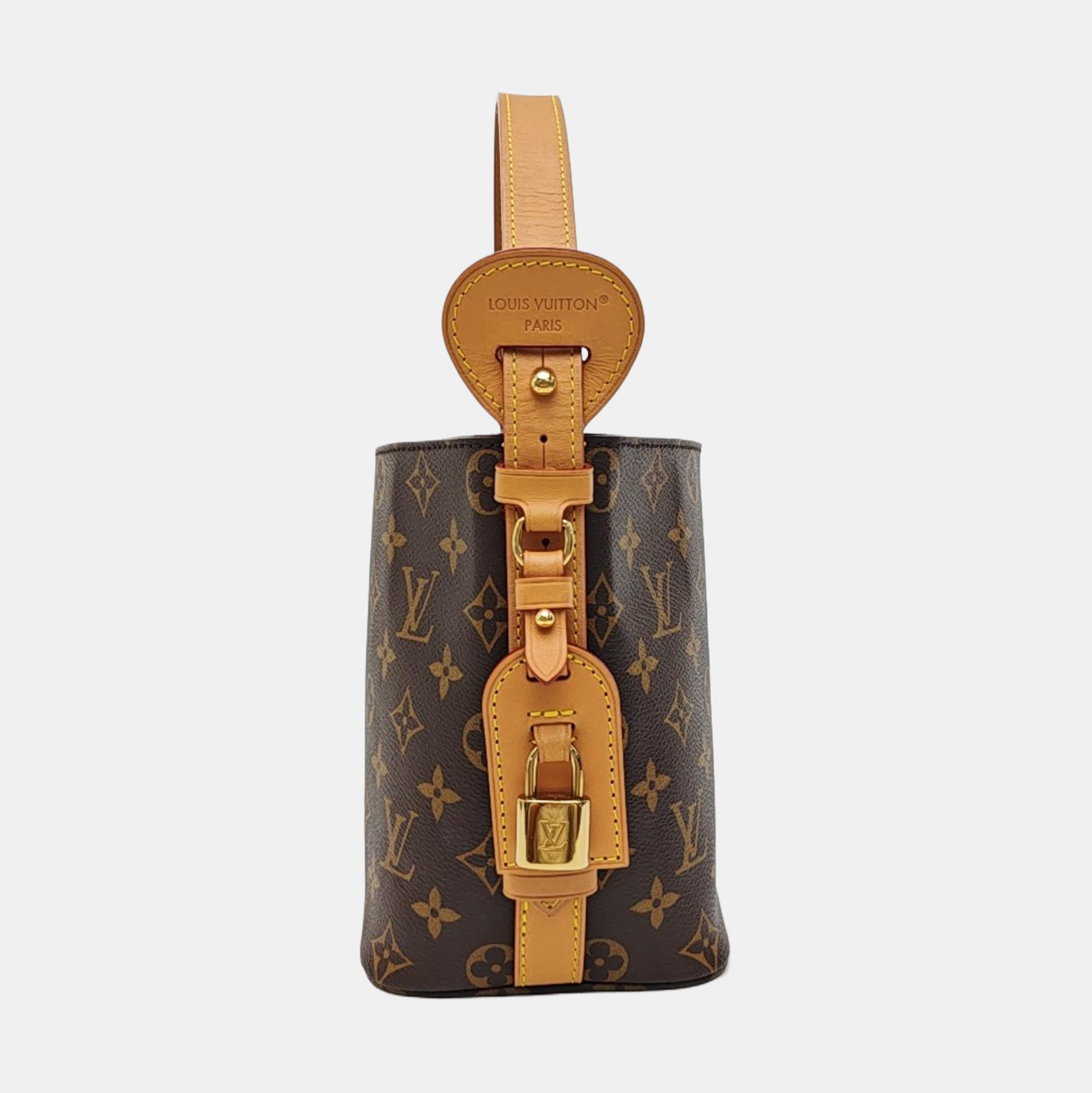 ALL IN Monogram Coated Canvas Brown
