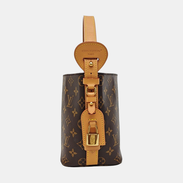 ALL IN Monogram Coated Canvas Brown