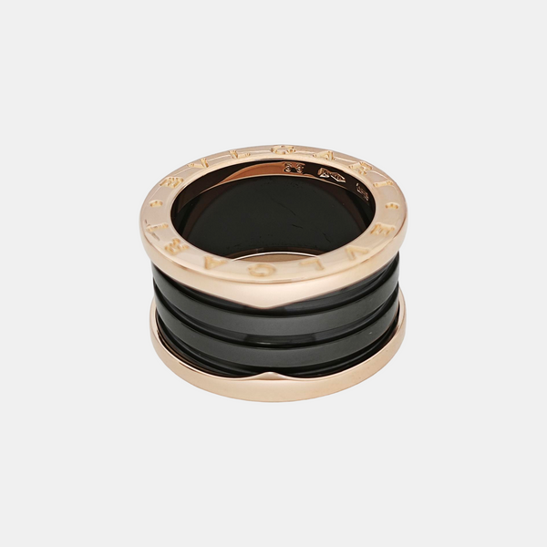 B.ZERO1 18k Rose Gold Ring EU 53