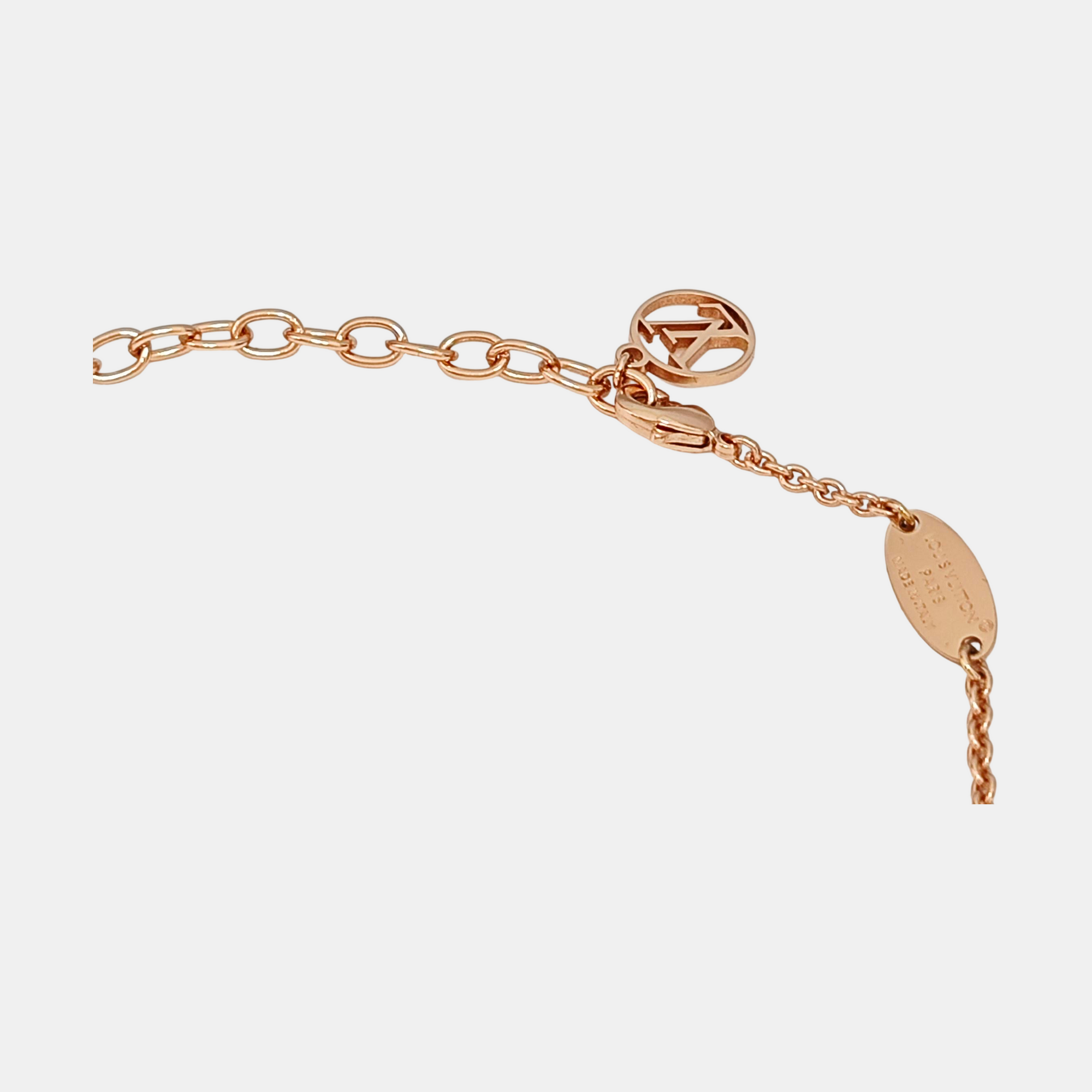 LV ICONIC Metal Rose Gold Necklace
