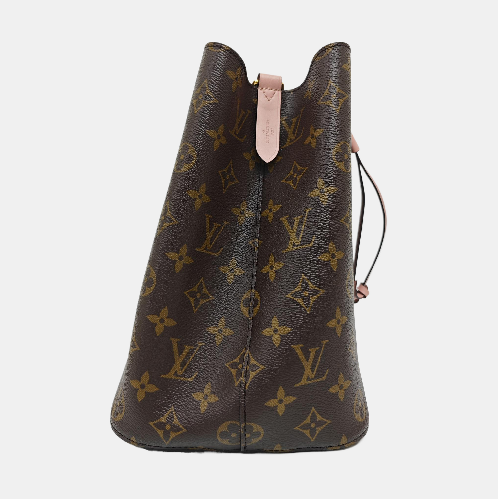 NÉONOÉ MM Monogram Coated Canvas Brown
