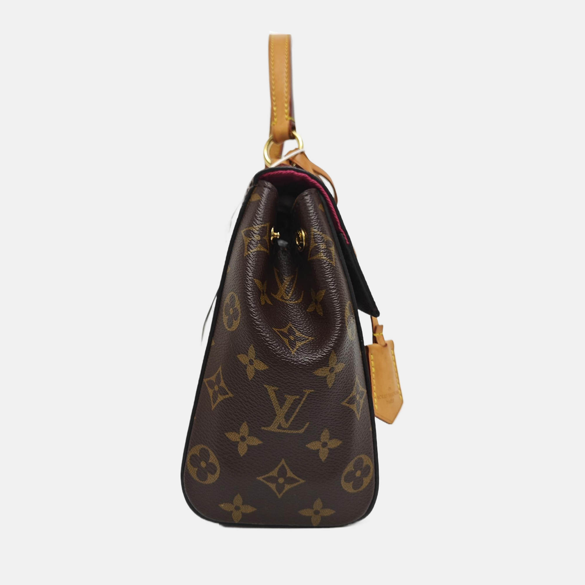 CLUNY PM Monogram Coated Canvas Brown
