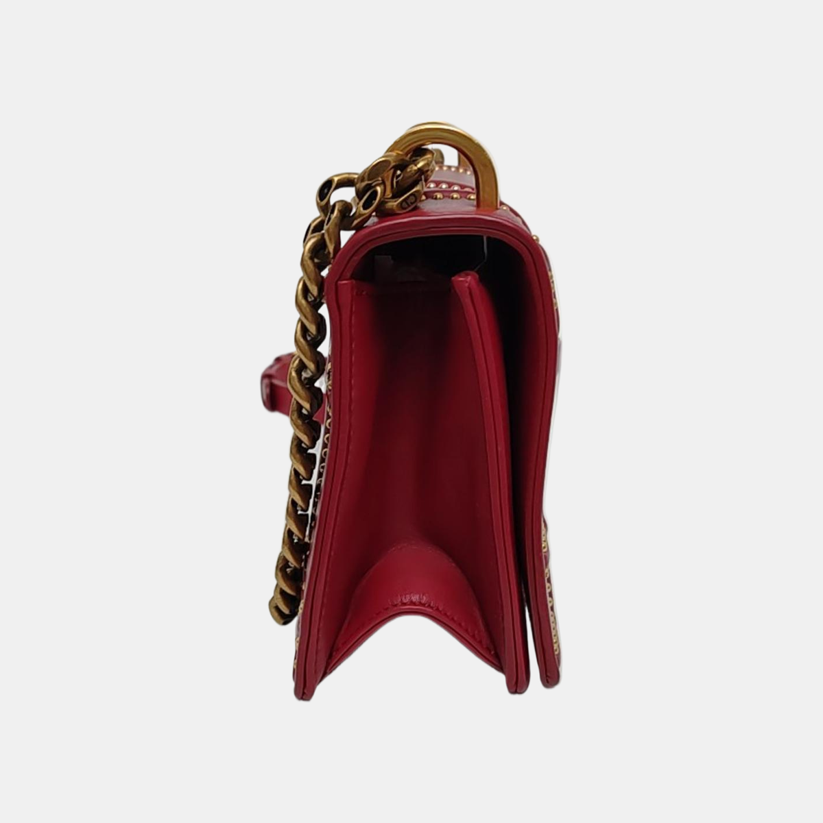 Diorama Small Calfskin Red