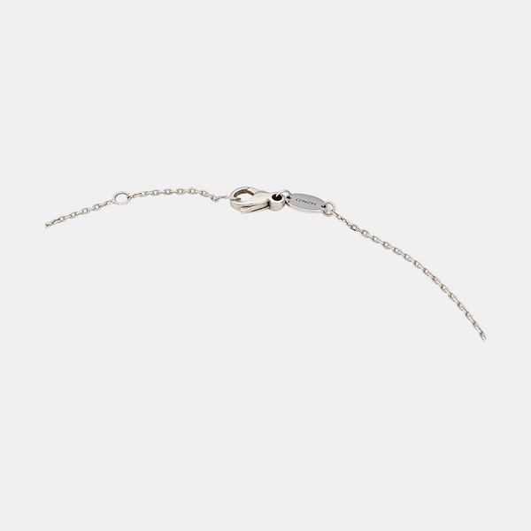 Jeux De Liens 18k White Gold Silver Necklace
