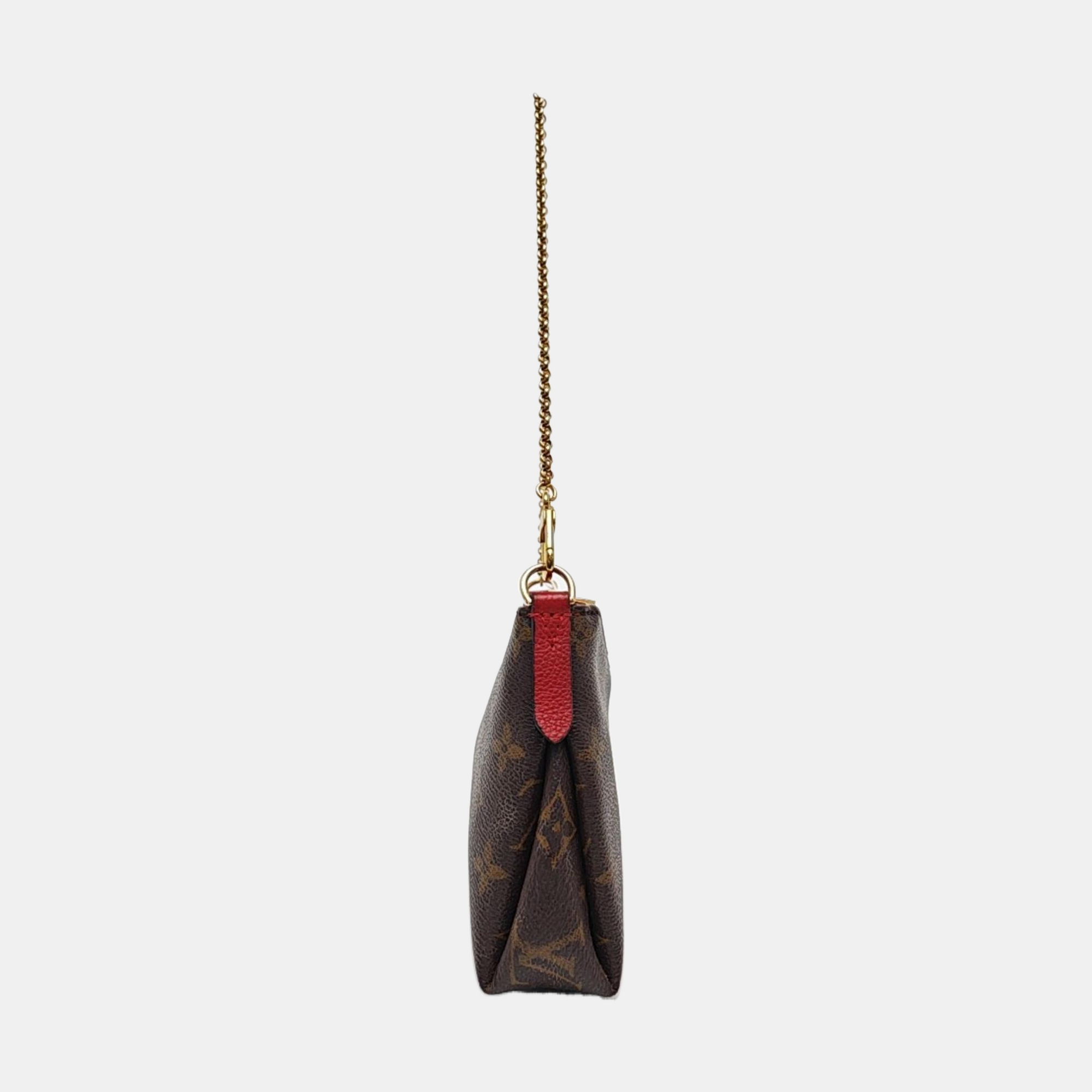 PALLAS BB Monogram Coated Canvas Brown