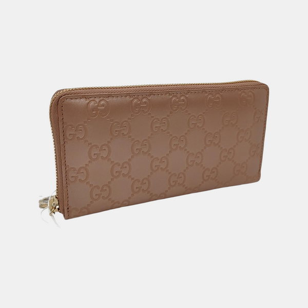 Monogram Calfskin Wallet Pink