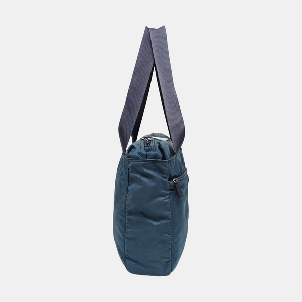 Nylon Shoulder Bag Blue