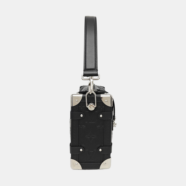 SIDE TRUNK MM Monogram Calfskin Black