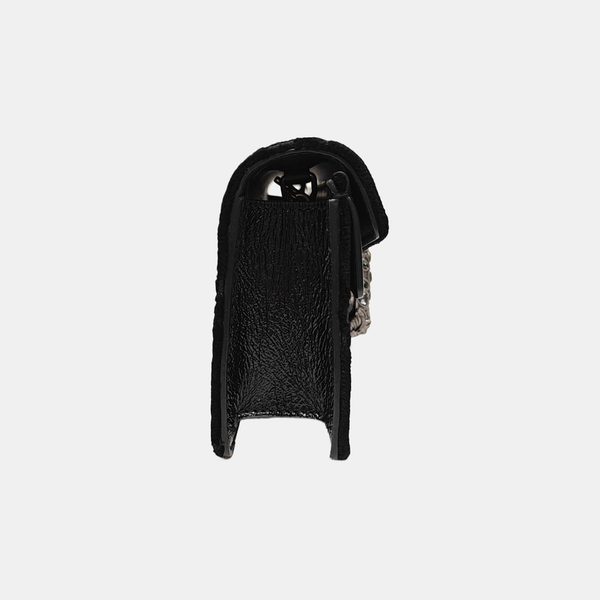 Dionysus Super Mini Monogram Suede Black