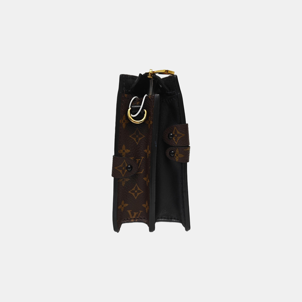 TRUNK Monogram Coated Canvas Brown
