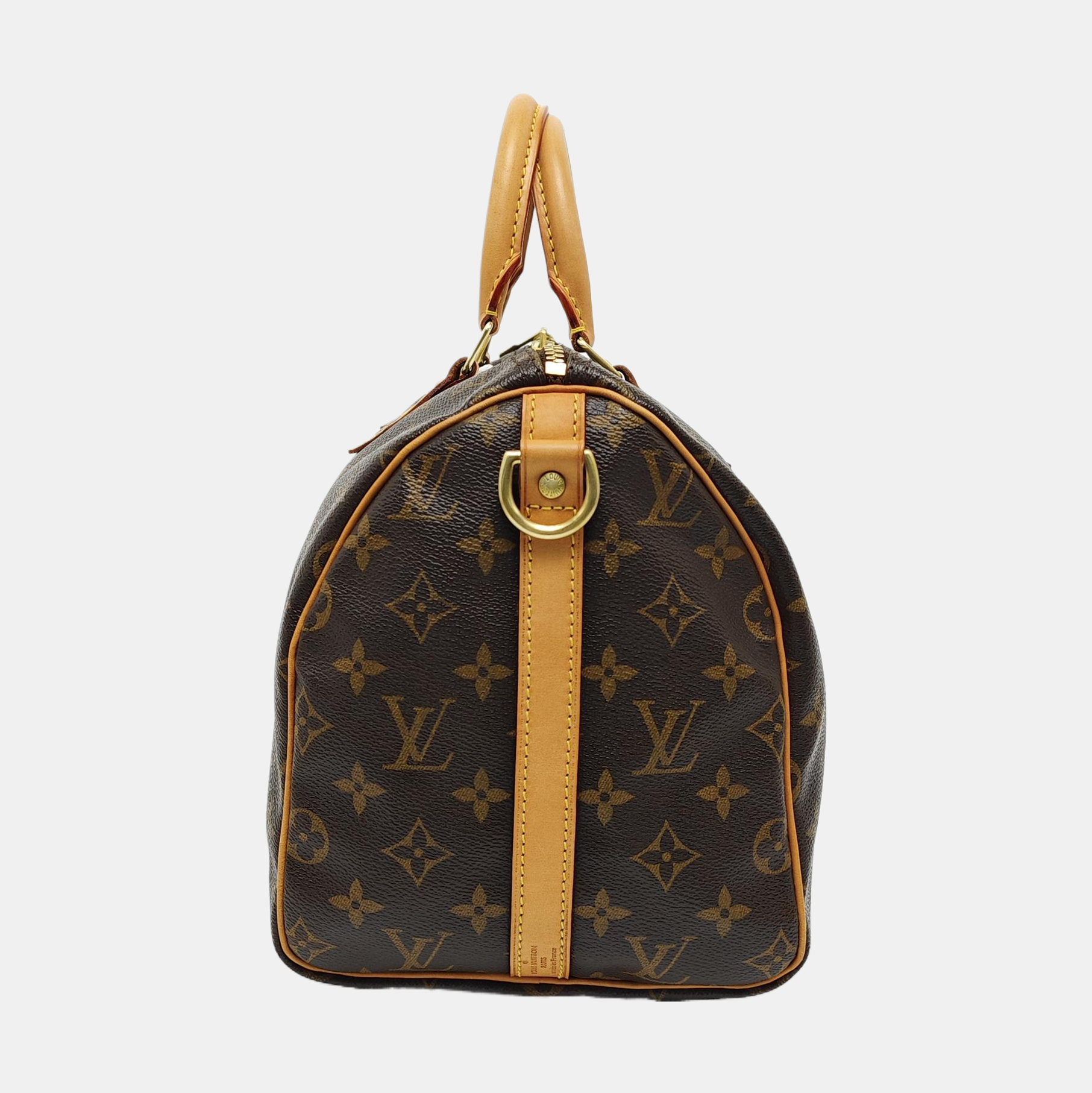 SPEEDY 30 Monogram Coated Canvas Brown