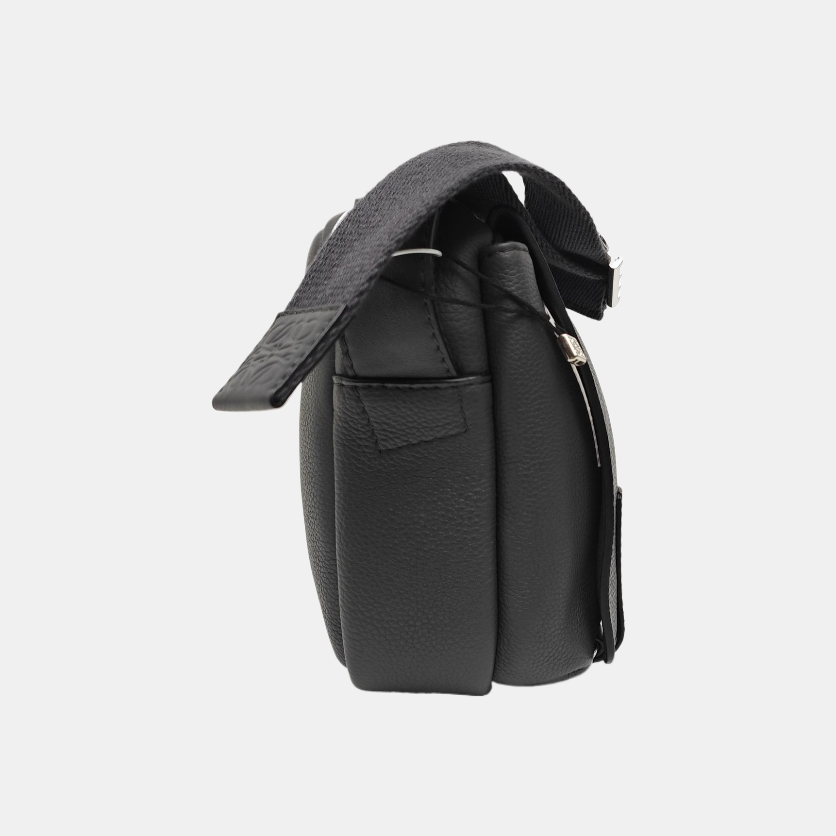 Calfskin Shoulder Bag Extra Small Gray