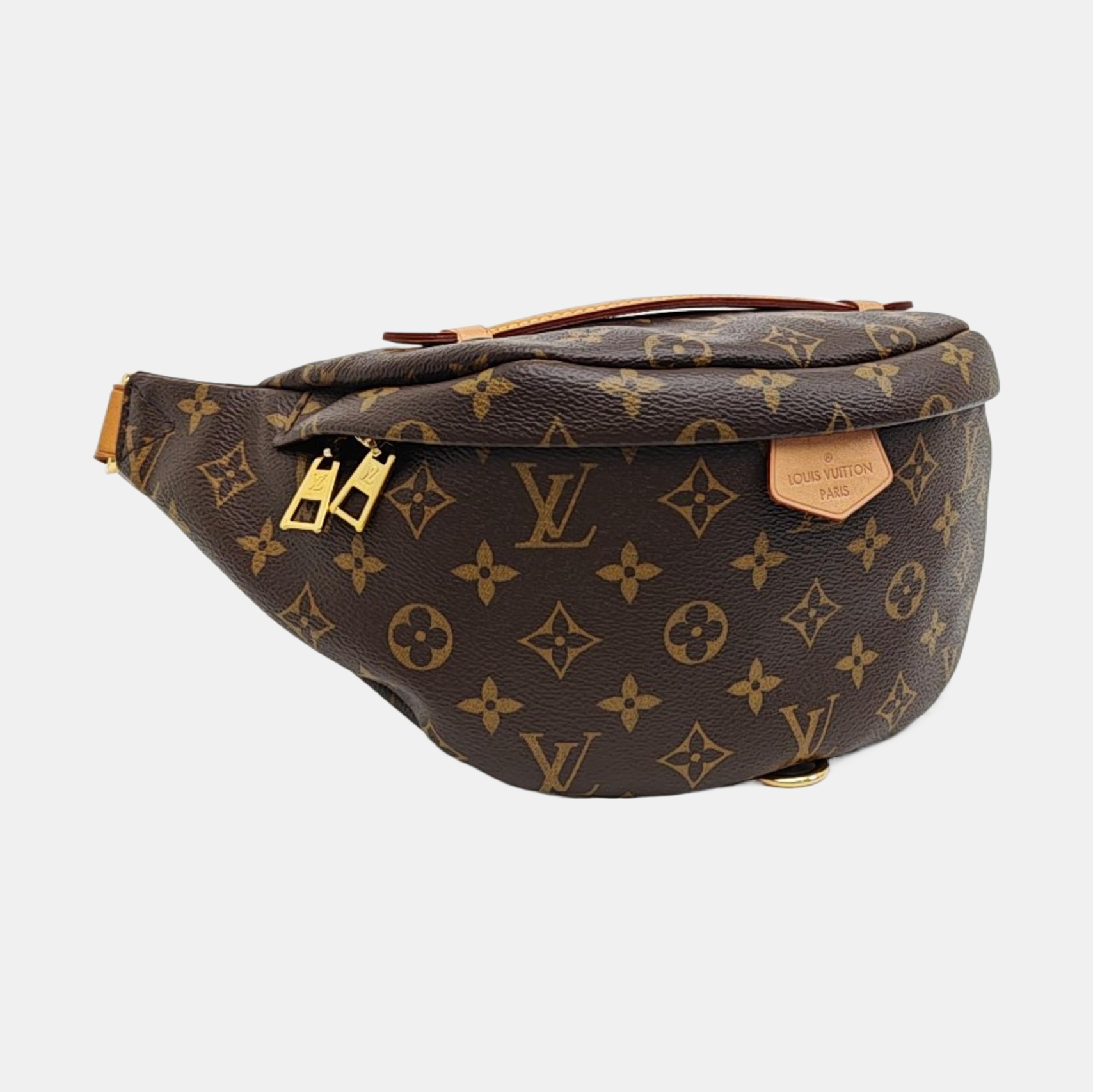 BUMBAG Monogram Coated Canvas Brown