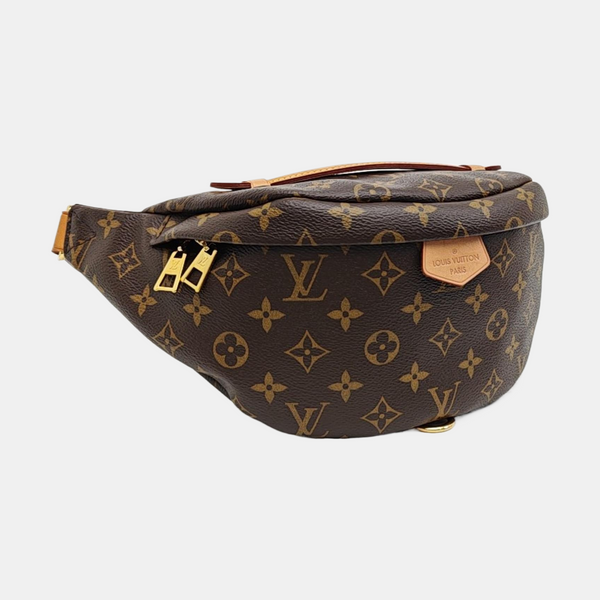 BUMBAG Monogram Coated Canvas Brown
