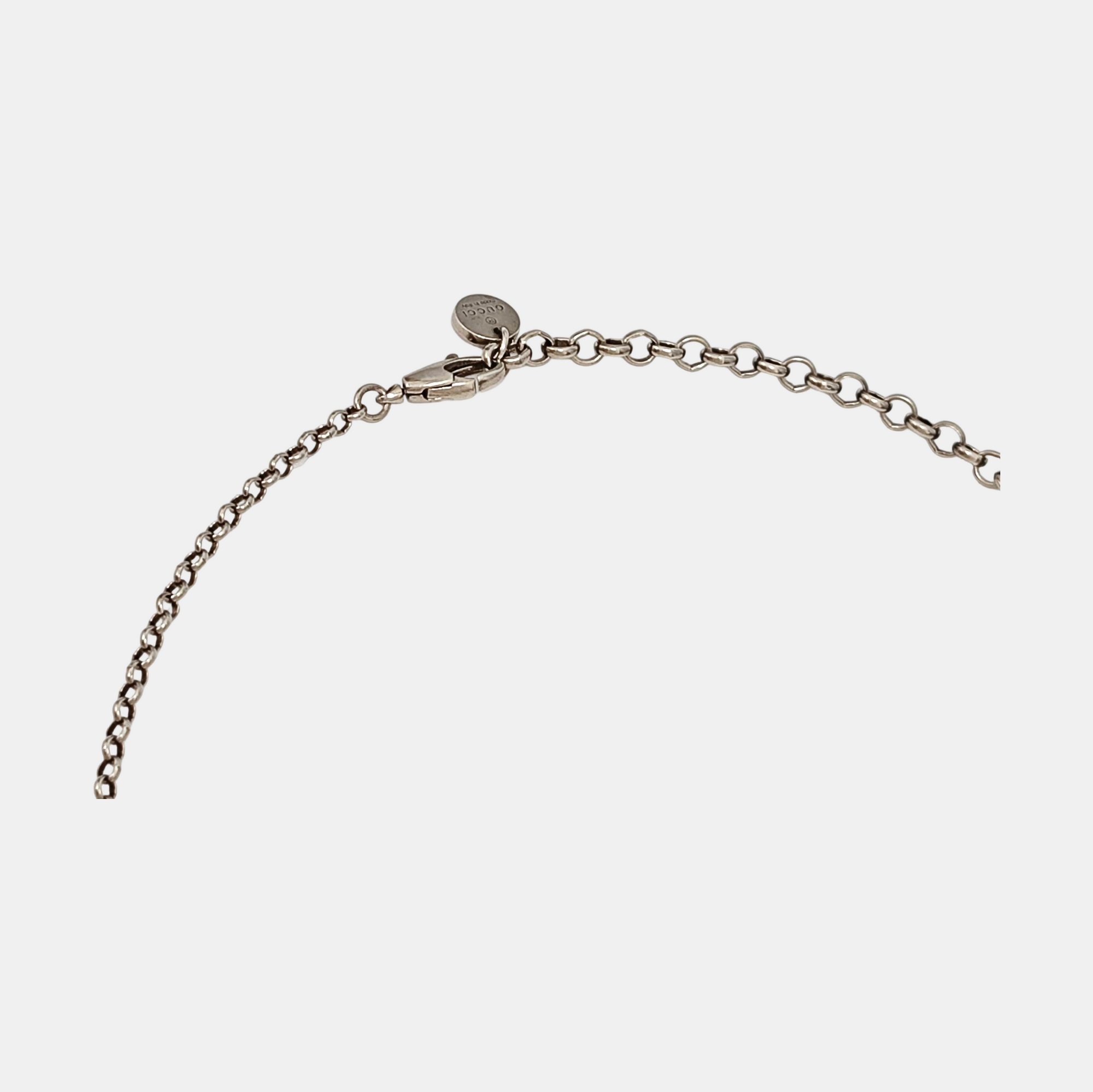 Interlocking G 925 Sterling Silver Necklace