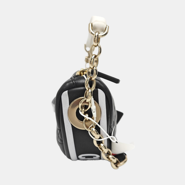 Vibe Super Mini Cannage Lambskin Black