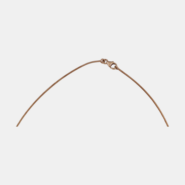 Pop H 925 Sterling Silver Rose Gold Necklace