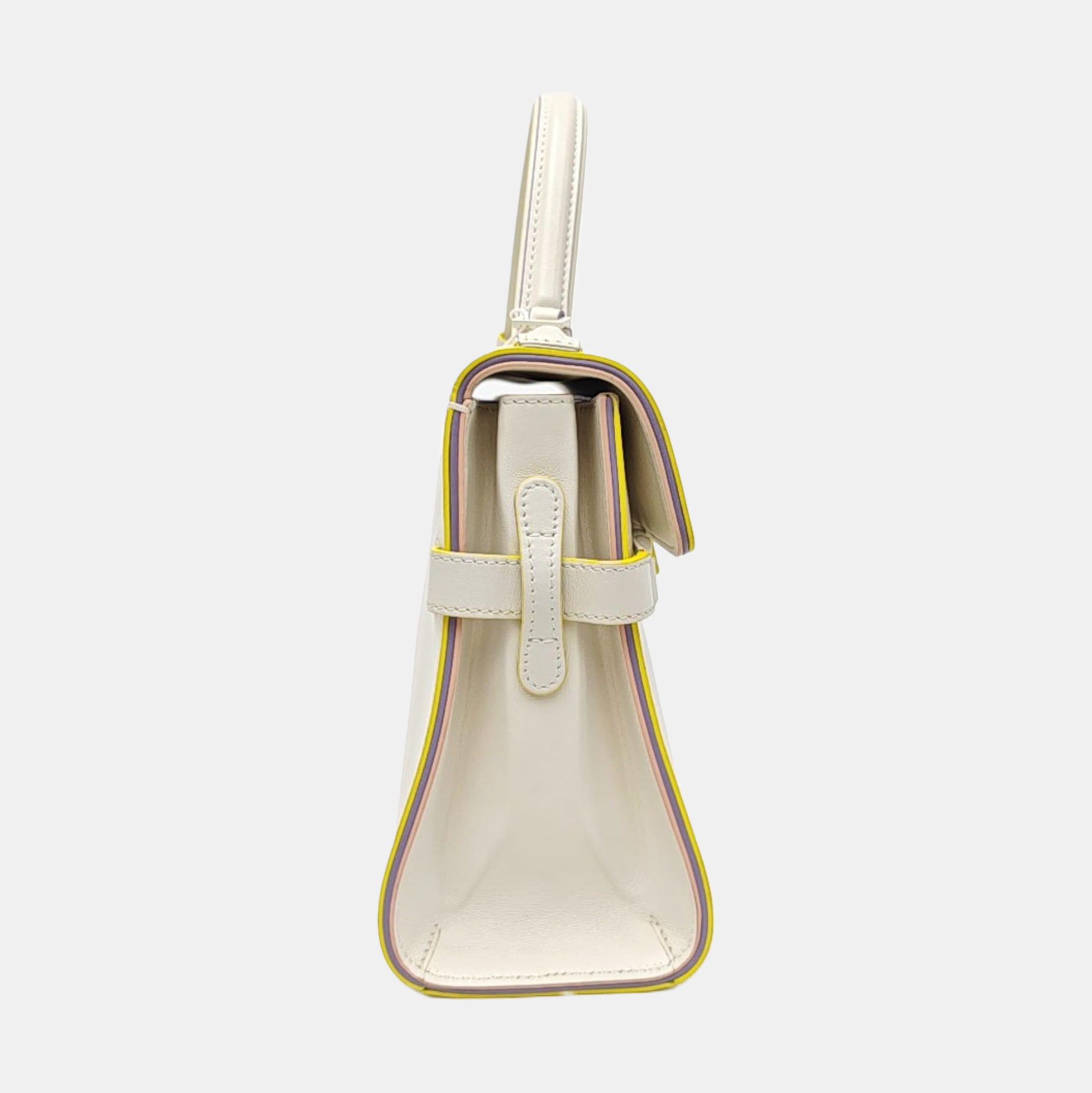 Tempête Medium Calfskin White