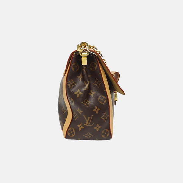 DAUPHINE GM Monogram Coated Canvas Brown
