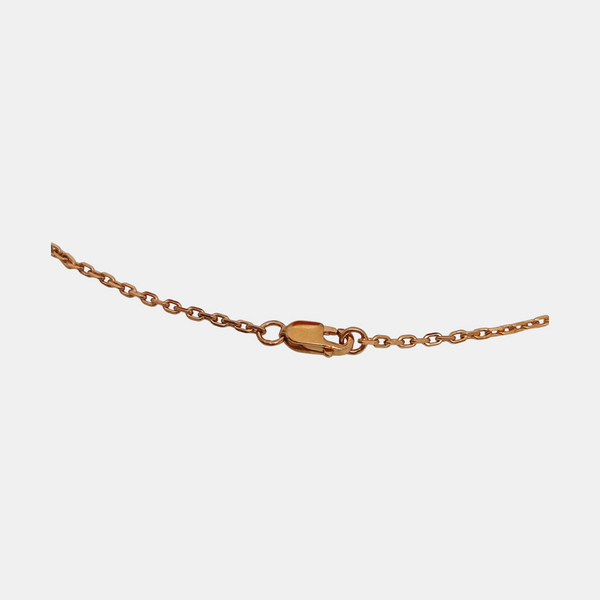 Pop H Metal Rose Gold Necklace